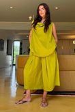 Oscar Pleat Culotte Olive